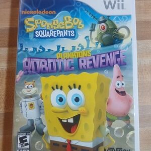 Nickelodeon SpongeBob SquarePants: Plankton's Robotic‎ Revenge - Wii